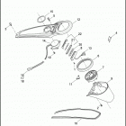 FLSTSE3 1PY9 CVO SOFTAIL CONVERTIBLE (2012) CONSOLE, FUEL TANK