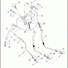 FLSTN 1JD5 SOFTAIL DELUXE (2012) OIL TANK & LINES