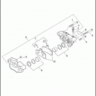 FLSTN 1JD5 SOFTAIL DELUXE (2012) BRAKE CALIPER, FRONT