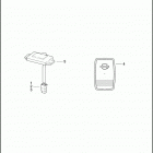 FLHTCUSE7 1PR8 CVO ULTRA CLASSIC (2012) GARAGE DOOR TRANSMITTER & RECEIVER