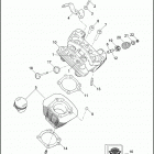 XL1200N 1CZ3 NIGHTSTER (2012) CYLINDERS, HEADS & VALVES - 883L / N / R, 1200C / ...