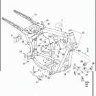 FXDF 103 1GYM DYNA FAT BOB (2012) FRAME & JIFFY STAND