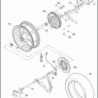 FLSTSE3 1PY9 CVO SOFTAIL CONVERTIBLE (2012) Колесо заднее