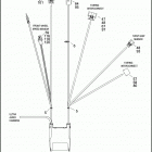 FLHTCU 1FCM ULTRA CLASSIC (2012) WIRING HARNESS, MAIN, ABS (FAIRING MODELS)