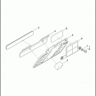 FLSTSE3 1PY9 CVO SOFTAIL CONVERTIBLE (2012) LICENSE PLATE BRACKET
