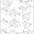 FLHTCU 1FCM ULTRA CLASSIC (2012) TAIL LAMP & TURN SIGNALS, REAR