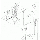 XL1200N 1CZ3 NIGHTSTER (2012) BRAKE CONTROL, FRONT - 883L / N / R, 1200C / CP / ...