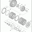 XL1200N 1CZ3 NIGHTSTER (2012) CLUTCH - 883L / N / R, 1200C / CP / N / V / X