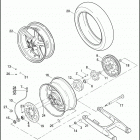 VRSCF 1HPH V-ROD MUSCLE (2011) Колесо заднее