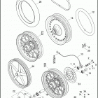 FLSTSB 1JM5 CROSS BONES (2011) Колеса перед