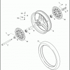 XR1200X 1LD6 XR1200X (2011) WHEELS, FRONT, CAST - XR1200X