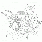 FLHP 1FHM ROAD KING POLICE (2011) FRAME & JIFFY STAND