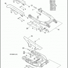 XL1200CP 1LH3 SPORTSTER 1200 CUSTOM (H-D1) (2011) FORK, REAR, DEBRIS DEFLECTOR & BELT GUARD