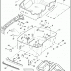 FLTRUSE 1TA8 CVO ROAD GLIDE (2011) TOUR-PAK (BOTTOM)