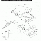 FLTRUSE 1TA8 CVO ROAD GLIDE (2011) LICENSE PLATE BRACKET & TURN SIGNALS, REAR
