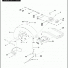 FLHP 1FHM ROAD KING POLICE (2011) FENDERS, FRONT