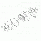 XL1200CP 1LH3 SPORTSTER 1200 CUSTOM (H-D1) (2011) AIR CLEANER - 883L / N / R, 1200C / CP / L / N / X