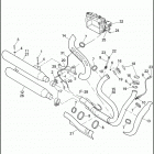 FXDF 1GY4 DYNA FAT BOB (2011) EXHAUST SYSTEM - FXDF & FXDWG
