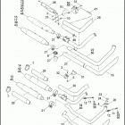 FLSTSB 1JM5 CROSS BONES (2011) EXHAUST SYSTEM - FLSTF, FLSTFB, FLSTN, FLSTSB & FX...