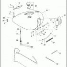FLSTSB 1JM5 CROSS BONES (2011) FUEL TANK - FLSTC, FLSTF, FLSTN, FLSTSB, FLSTFB & ...