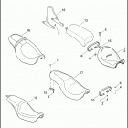 FXDC 1GV4 DYNA SUPER GLIDE CUSTOM (2011) SEATS