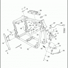 FLSTSB 1JM5 CROSS BONES (2011) FRAME & JIFFY STAND