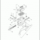 FLHR 96 FB4 ROAD KING (2011) BRAKE CONTROL, FRONT