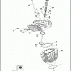 FLHTCUSE6 1PR8 CVO ULTRA CLASSIC (2011) CYLINDERS, HEADS & VALVES - TWIN CAM 110 ™