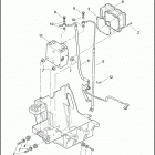 FLHP 1FHM ROAD KING POLICE (2011) BRAKE LINES & MODULE, REAR, ABS
