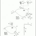 XL1200CP 1LH3 SPORTSTER 1200 CUSTOM (H-D1) (2011) FUEL TANK - 883L / N / R, 1200C / CP / L / N / X