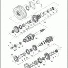 FLSTSB 1JM5 CROSS BONES (2011) TRANSMISSION GEARS