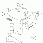 FLSTSE2 1PY9 CVO SOFTAIL CONVERTIBLE (2011) Топливный бак