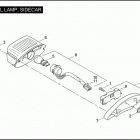 TLE 8SZX STANDARD SIDECAR (2011) TAIL LAMP, SIDECAR