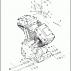 FLSTSE2 1PY9 CVO SOFTAIL CONVERTIBLE (2011) ENGINE MOUNTS