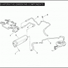 FLHRC 1FR4 ROAD KING CLASSIC (2011) EVAPORATIVE EMISSIONS COMPONENTS