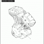 FLHTP 1FMM ELECTRA GLIDE STANDARD POLICE (2010) ENGINE ASSEMBLY - TWIN CAM 103 ™