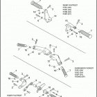 FXDC 1GV4 DYNA SUPER GLIDE CUSTOM (2011) Подножки