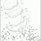 FLTRX 103 1KHM ROAD GLIDE CUSTOM (2011) WINDSHIELD, FAIRING & HEADLAMPS - FLTRU & FLTRX