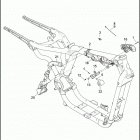 XL1200CP 1LH3 SPORTSTER 1200 CUSTOM (H-D1) (2011) WIRING HARNESS, MAIN - 883L / N / R, 1200C / CP / ...