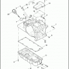 FLTRSE3 1PV8 CVO ROAD GLIDE (2009) TRANSMISSION HOUSING, TOP COVER & OIL PAN