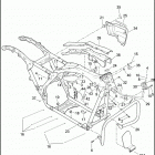 FLTRUSE 1TA8 CVO ROAD GLIDE (2011) FRAME & JIFFY STAND