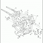 FXDC 1GV4 DYNA SUPER GLIDE CUSTOM (2011) FRAME & JIFFY STAND