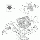 VRSCF 1HPH V-ROD MUSCLE (2011) OIL PAN, FILTER & PICKUP COVERS