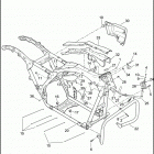 FLHR 96 FB4 ROAD KING (2011) FRAME & JIFFY STAND