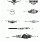 FLSTN 1JD5 SOFTAIL DELUXE (2011) FUEL TANK TRIM