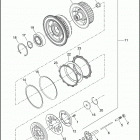 FLHR 96 FB4 ROAD KING (2011) CLUTCH - TWIN CAM 96