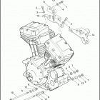 FLSTSB 1JM5 CROSS BONES (2011) ENGINE MOUNTS