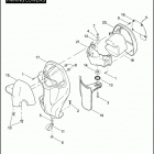 FLHTCUSE5 BLK 1PR8_BLK CVO ULTRA CLASSIC BLACK (2010) FAIRING LOWERS