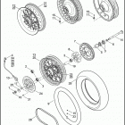 FLHR 96 FB4 ROAD KING (2011) Колесо заднее