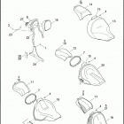 FLSTN 1JD5 SOFTAIL DELUXE (2011) SEATS - FLSTC, FLSTF, FLSTFB & FLSTN